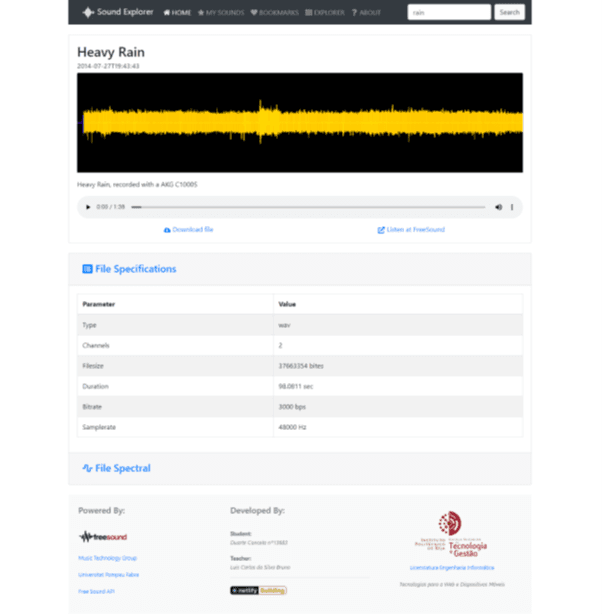 SoundExplorer – Audio Search and Analysis